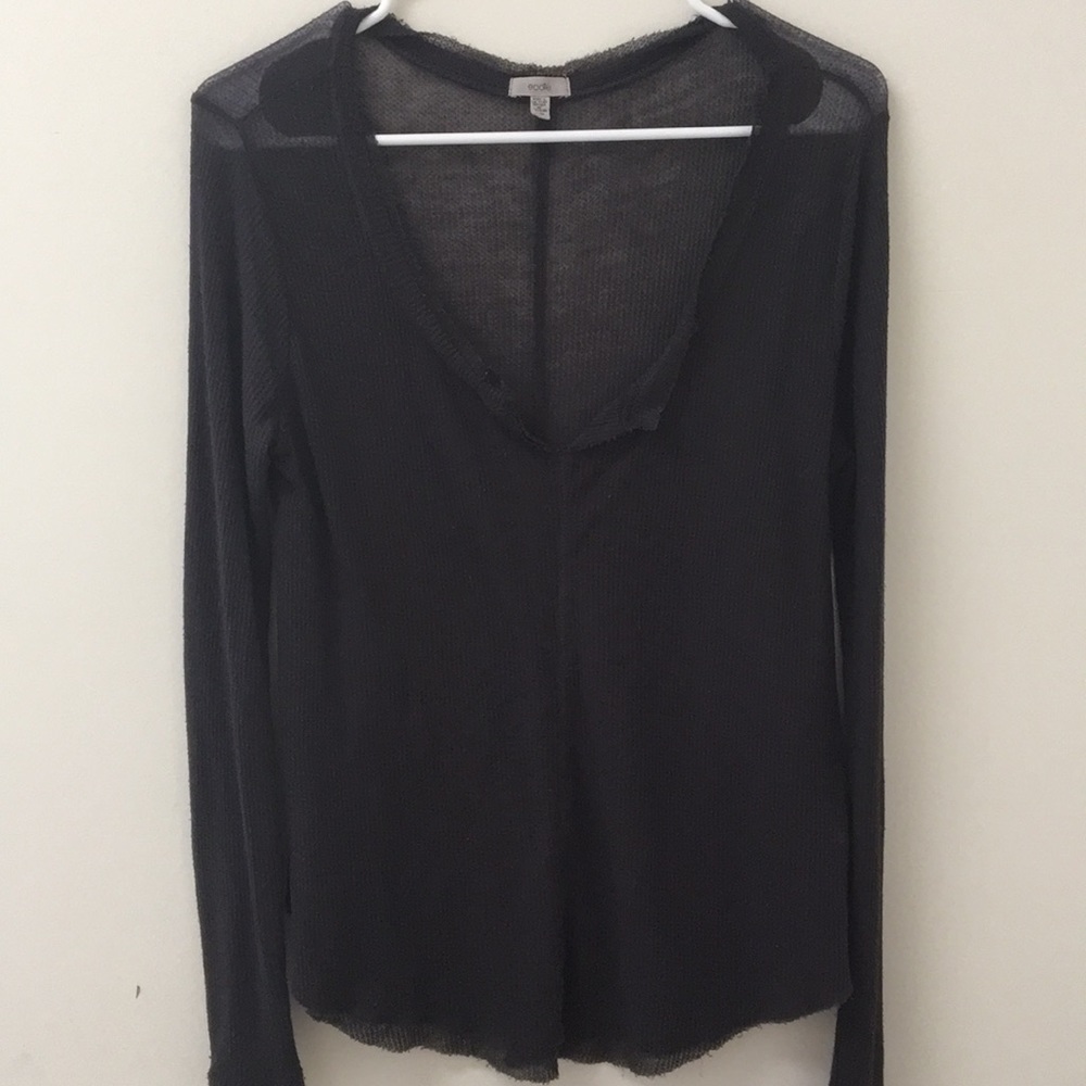 Dark Purple Long Sleeve Tee